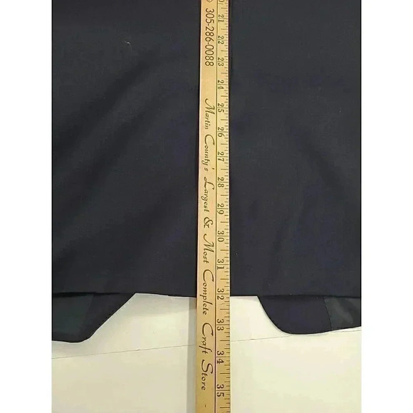 Lauren Ralph Lauren Blazer Suit Jacket Men's Size 44L Blue 100% Wool Gold Button - Picture 8 of 9